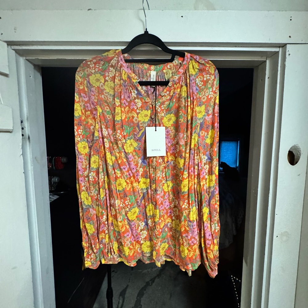 Spell last drinks oversized blouse